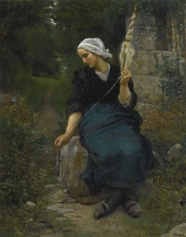 Filatrice, 1870